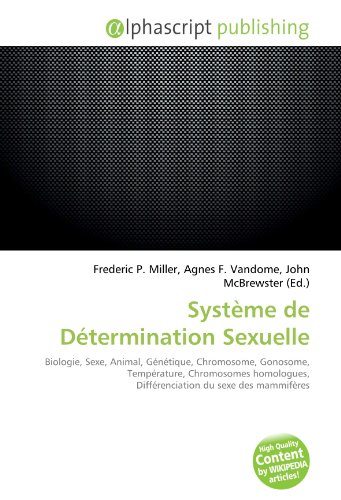 Canthumoomi Système de Détermination Sexuelle Biologie, Sexe, Animal
