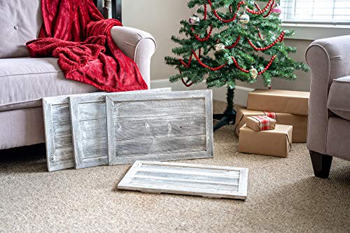 BarnwoodUSA | Wooden Tree Box Collar | White Wash | Farmhouse Tree Box | Christmas Tree Skirt | Rustic | Decorations | Home Accent | 100% Reclaimed & Recycled Wood | 4 Sides - Thumbnail 6