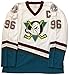 Kooy Charlie Conway #96 Mighty Ducks Movie Hockey White Red Jersey