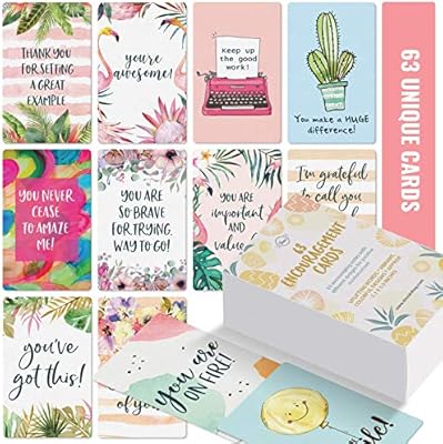 Dessie Motivational Cards 63 Unique Inspirational Cards Business Card Sized Encouragement Cards Gifts For Employees Thinking Of You Gifts