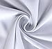 MIUCO 1 Pair Thermal Insulated Grommet 52-Inch-by-63-Inch Blackout Window Curtain Panels with 2 Tie Backs, Greyish White