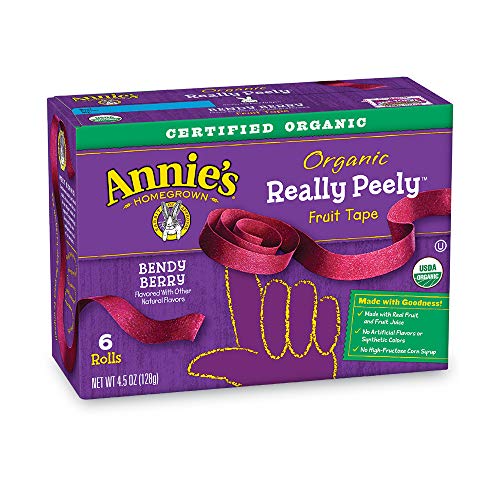 Annie's Organic Really Peely Fruit Tape, Berry, 72 Count