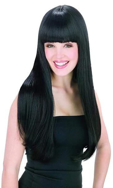 womens black wig