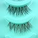 5 Pairs/Box Half Corner False Eyelashes LASGOOS Natural Cross Mini Fake Daily Eye Lashes (L8)