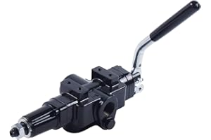 NETYANPI 3600PSI 30GPM Hydraulic Log Splitter Detent Control Valve LVA1-95N25A5-A with Bent Lever Handle Compatible with Dirty Hand Tools 100034 SpeeCo MTD Cub Cadet Huskee and More Log Splitters