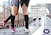 Crucial Compression Socks for Men & Women (20-30mmHg) - Best Graduated Stockings for Running, Athletic, Travel, Pregnancy, Maternity, Nurses, Medical, Shin Splints, Support, Circulation & Recovery