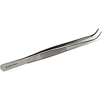 Precision Serrated Tweezers Multifunction Lab Forceps Made of