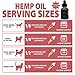 1000mg Pure Full Spectrum Mint Flavored Hemp Oil Extract for Pain Plus Anti Stress Supplements Relief, Not just for Humans, Great for Pets Dogs and Cats. Best THC Free Potent no CBD oil