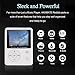 THUNDERGOD Portable MP3 Player 16GB MP4 Player 1.8'' LCD Digital Music Player with HiFi Sound Earphones Support Video Radio E-Book Recorder Picture