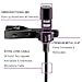 KAMLE Professional Design Lavalier Microphone with Connect Headset & Omnidirectional Mic for iPhone Android & ALL Smartphones,PC,Laptop,Youtube,Interview,Studio,Video Recording,Noise Cancelling Mic
