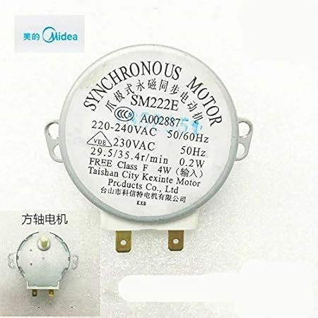 Midea SM222E - Motor para horno de microondas plano (motor ...