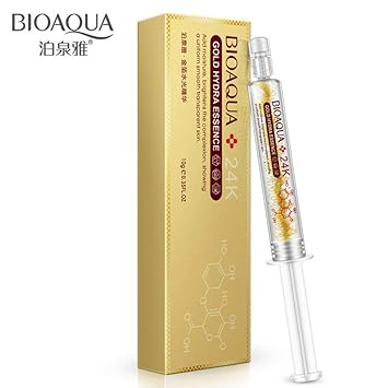 Download Amazon Com Bioaqua 24k Gold Hydra Hyaluronic Acid Syringe Anti Ageing Skin Clarifying Face Mask Moisturizing Beauty Yellowimages Mockups