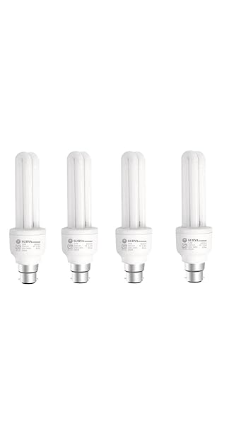 Surya 14W Glass CFL (White, Medium)