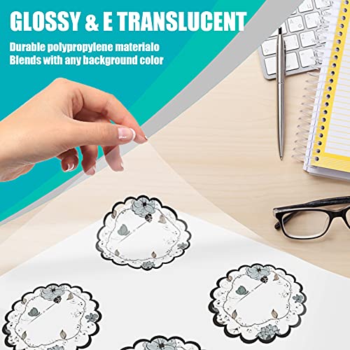 Printable Transparent Sticker Paper for Laser Printers Waterproof Clean ...