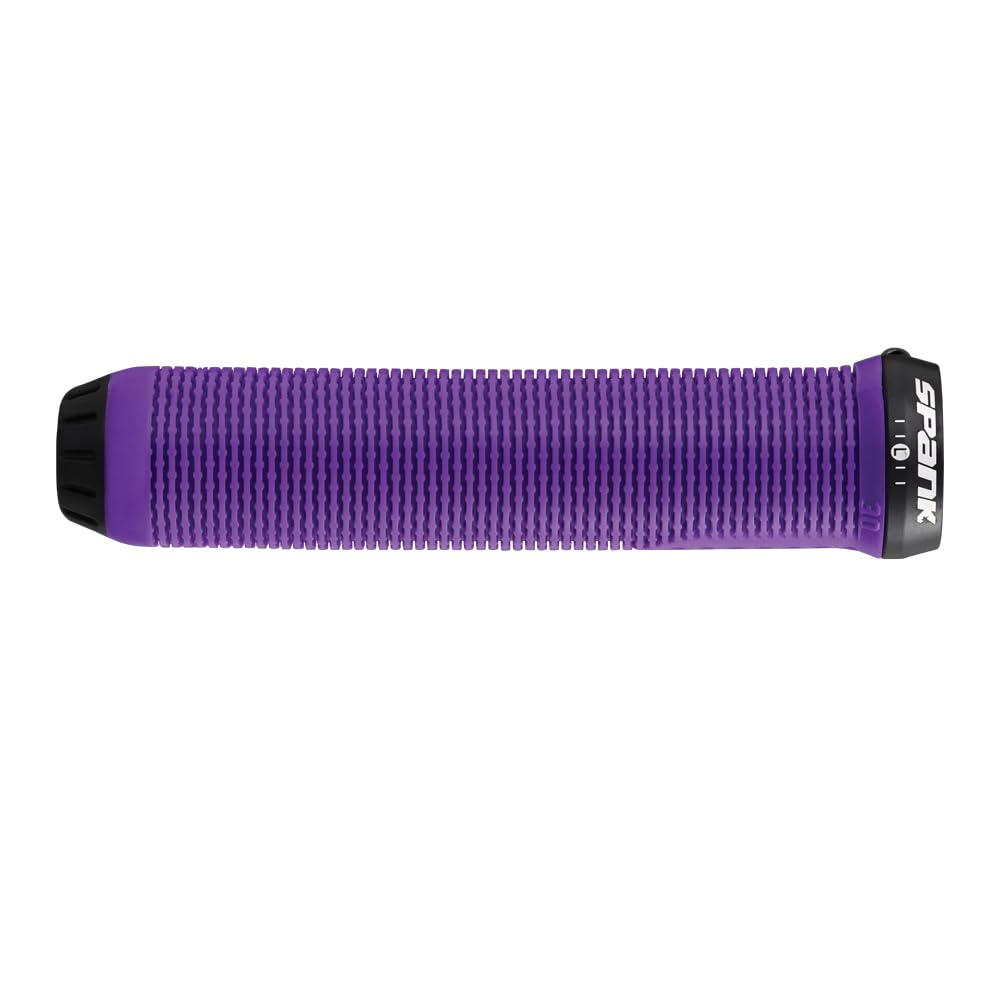 Spank Spike 30, Lock-on, Diameter 30 mm, MTB Handles, Adult, Unisex, Purple, 145 mm