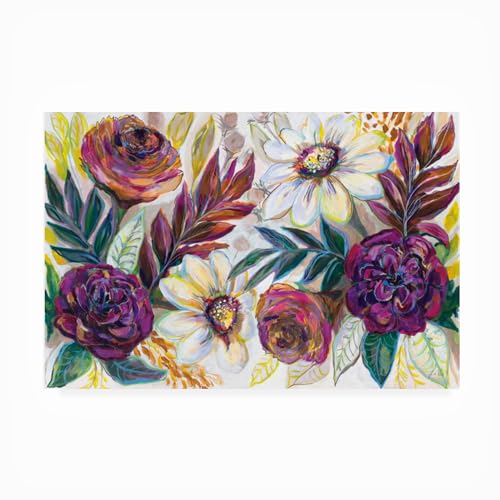 Trademark Fine Art Outdoor Canvas Art - Jeanette Vertentes 'Festive Season I' W…