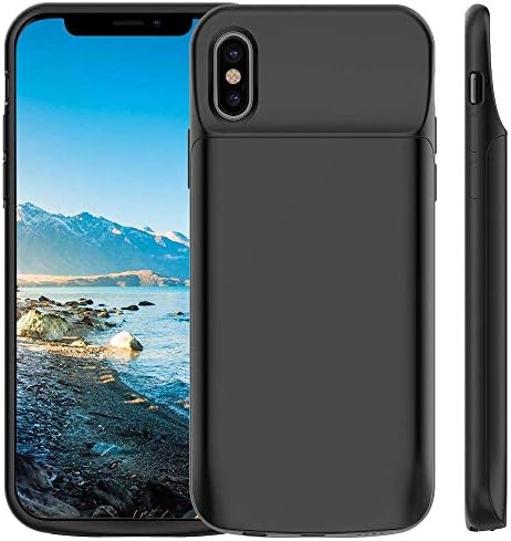 Cocoda Battery Case for iPhone X, 6000mAh Rechargeable External Battery Portable Power Charger Protective Charging Case for iPhone X (2017)