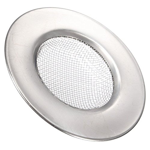 2 PCS Stainless Steel Sink Strainer SiFree Waste Plug Bathroom Hole Hair Filter Perfect for Kitchen Sinks, Rim 3in Diameter - Thumbnail 6