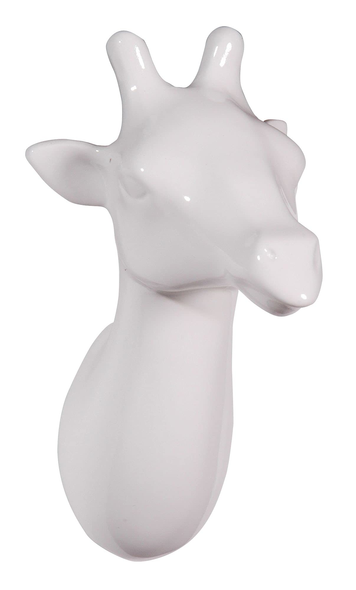 Zoo Giraffe Coat Hook, White