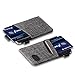Ebax Minimalist Wallet for Men, Denier Ballistic Nylon, Capacity - Cash, 9 Cards, 1 Key, 1 Sim Slot Credit Card Holder, Grey