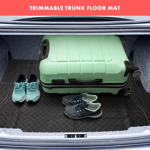 NEOROSVIKA Tapete para Cajuela, Tapete de Carga Resistente para Todo Tipo de Clima, Tapetes de Carga Resistente para Todo Tipo de Clima, Tapetes Cajuela para Coche (Tapete para Cajuela, 138 * 110CM)