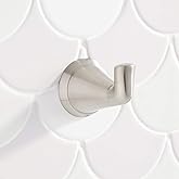 Signature Hardware 446800 Provincetown Single Robe Hook - Brushed Nickel