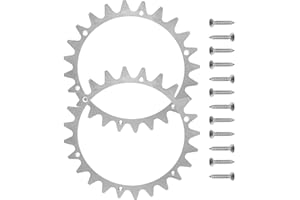 CDIYTOOL Stainless Steel Robotic Lawnmower Spikes with 12pcs Screws for Traction Enhancer for Wo-rx Landroid L Model Robotic Lawnmowers - Robotic Lawnmowers Wheel Spikes for Accessory Off-Wheel Wheels