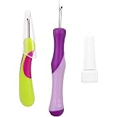 2pcs Seam Ripper, Quick Unpick,Thread Picker Tool, Sewing Stitch Remover with Safety Caps for Hand Sewing Unpicker Knitting C
