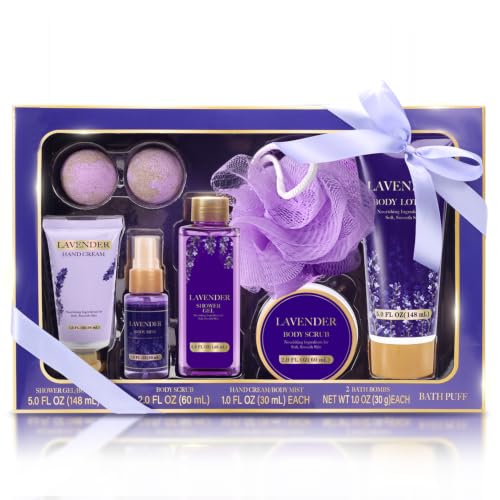 BODY & EARTH Wellness Geschenkset für Dame - Geschenke für Frauen 8tlg
