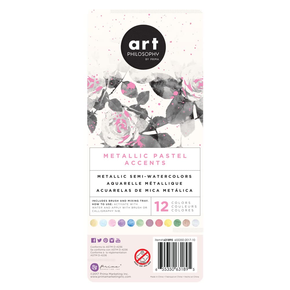 Prima Marketing Metallic Accents-Pastels