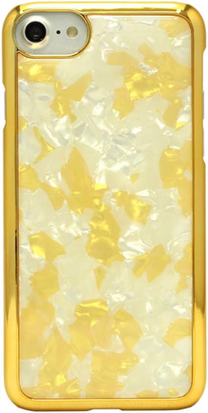 Amazon Co Jp Iphonese 第2世代 Iphone8 Iphoneケース ハードケース シェル 薄型 ゴールドフレーム ゴールド ホログラム スマホケース 携帯電話用ケース アイフォンケース Collaborn Acechi アセチ Iphone7 Iphone6s Iphone6対応 家電 カメラ