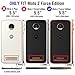 Poetic Revolution Heavy Duty Protection Hybrid Case with Screen Protector for Moto Z Force Black
