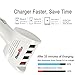 Quick Car Charger QC3.0 40W PowerMore 4 USB Port Fast Charge [QC2.0 Compatible]For MacBook 12