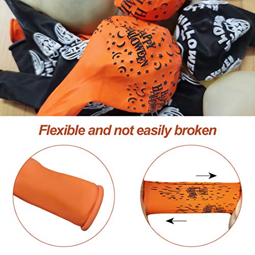 2021 Halloween Decorations, 62pcs Halloween Balloons Set, Pumpkin Cat Spider Foil Balloons Halloween Party Supplies for Adults Kids Birthday Party