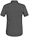 SSLR Mens Dress Shirts Polka Dot Short Sleeve Button Up Shirts for Men (X-Large, Black)