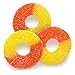 Albanese World's Best Gummi Peach Rings | 7oz Bag of Candy, Pack of 12 | Gluten Free, Fat Free, Soft & Chewy Gummy | Perfect as a Garnish for Parties, Including in a Dessert Bar, & Crafts with Kids