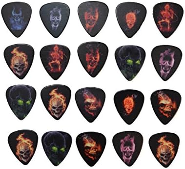 Skulls &amp; Madness Vol 2 Dark Artwork Medium Guitar Picks - 20 Qty