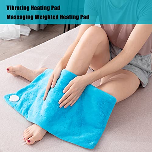 Dowin Heat Massaging Weighted Heating Pad, Electric Heating pad with