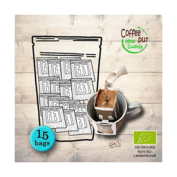 Life is You! Coffee Bags | (BIO) Kaffee Chiapas aus den Berghängen der Sierra Madre de Chiapas in Mexiko | 15 Coffee… – Bild 3
