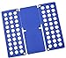 House Hubby T Shirt Folder - Adult and Kids Sized Folding Board for T-Shirts, Dress Shirts, Pants, Towels to Fold Your Garments and Laundry Fast (Blue, Adult)