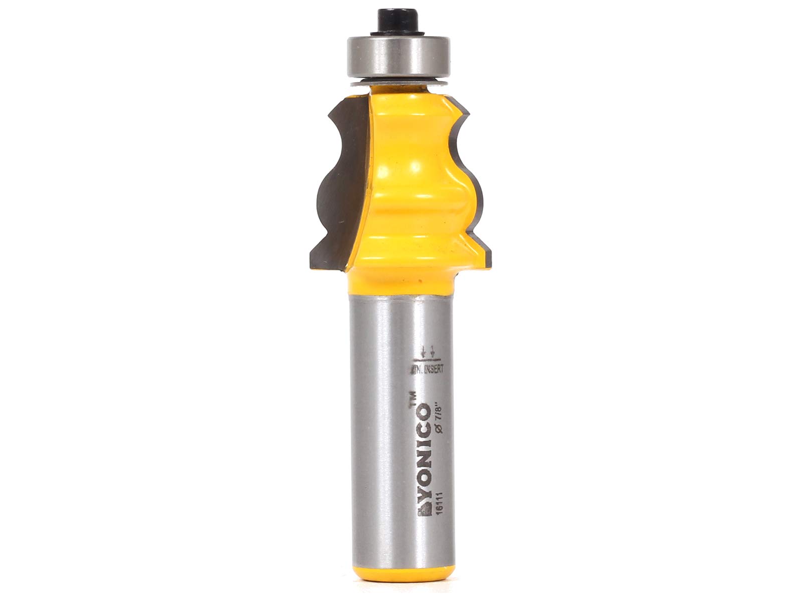 Yonico 16111 Small Standard Crown Cap Molding Router Bit 1/2-Inch Shank