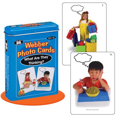 Webber â€œWhat Are They Thinking?â€ Photo Card Deck - Super Duper Educational Learning Toy for Kids