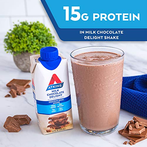 Atkins Iced Coffee Café Caramel ProteinRich Shake, With Coffee And
