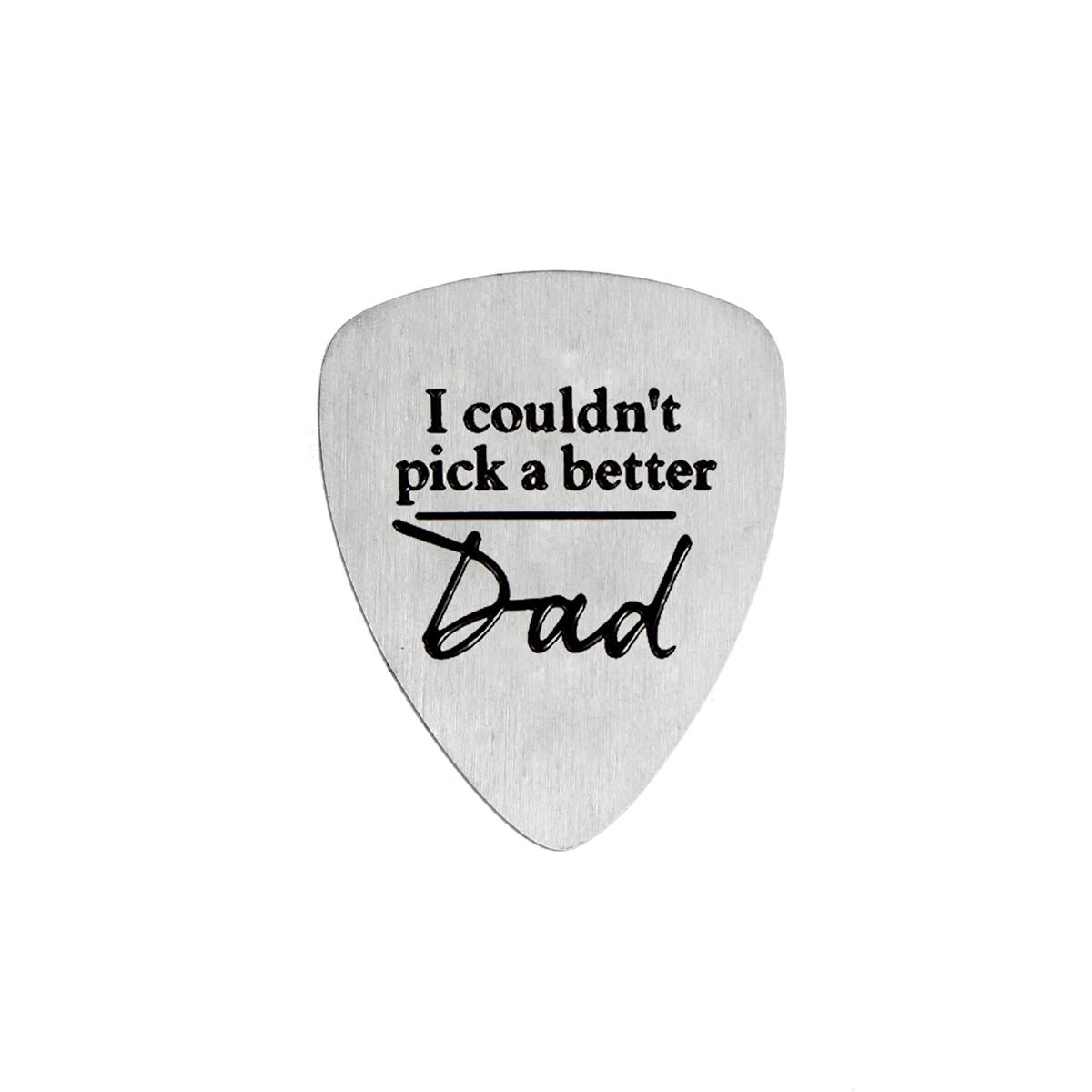 Dad Gifts From Daughter Son Musical Gifts Guitar Picks For Father Men Jewellery For Guitar Players Musicians (I couldn't pick a better dad #2)