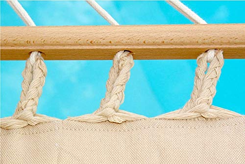 Lola Luxus Stab Hängematte gefüttert American Hammock Lifestyle COFEA Crema – Bild 5
