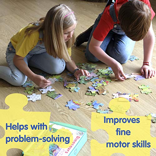 World Map Big Floor Puzzle with Thick Jigsaw Puzzle Pieces which can