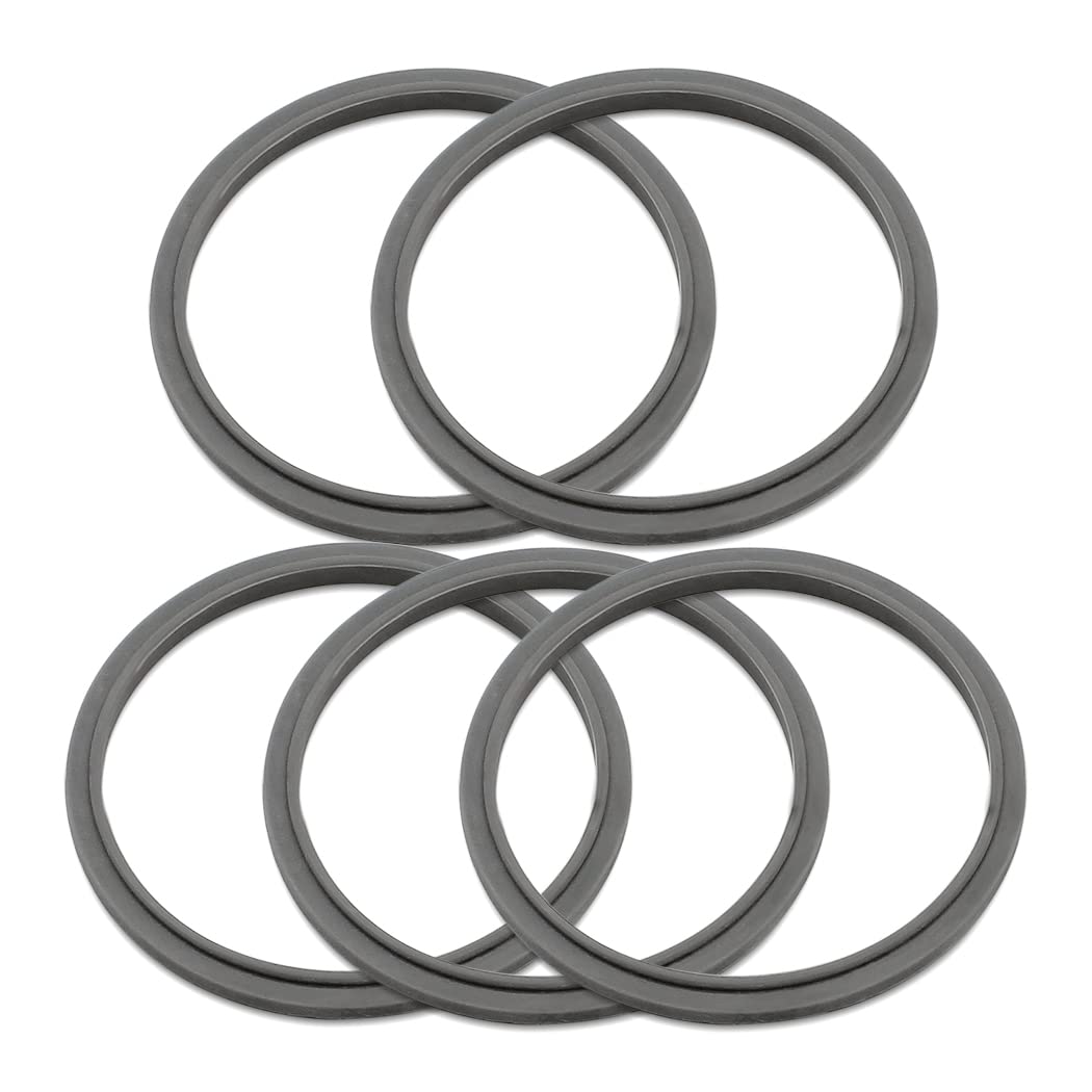 Anbige 5 Gaskets with Lip Compatible with Nutribullet 600W & 900W Mixer Juicer Blades