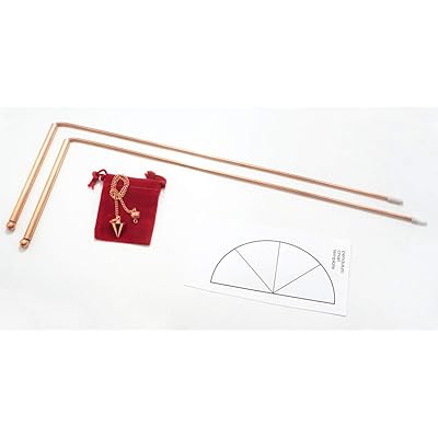 Buy 99 Pure Copper Dowsing Rod Set Includes 2 Diving Rods And A Copper Pendulum Both Great Tools To Explore The Art Of Dowsing Online In Jordan Bwyt