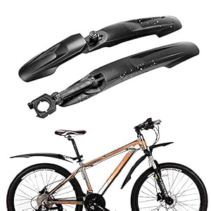 sorliva Bike Mudguard Set,Adjustable Mountain Road Bicycle Mud Guard Cycling Front and Rear Fenders for 24/26/27.5/28/29…