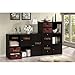 Furinno Hidup Tropika Eco Modular Open Cube Tall Storage Shelf, Espresso
